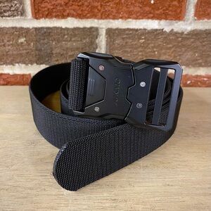 JUKMO Quick‎ Release Belt Tactical Military Work Black XXL Stretch Seat Belt